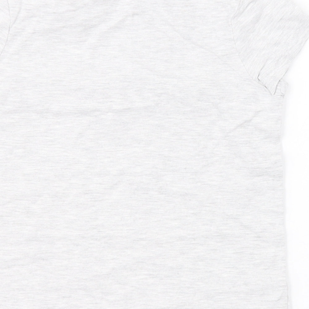 George Girls Grey Basic T-Shirt Size 5-6 Years