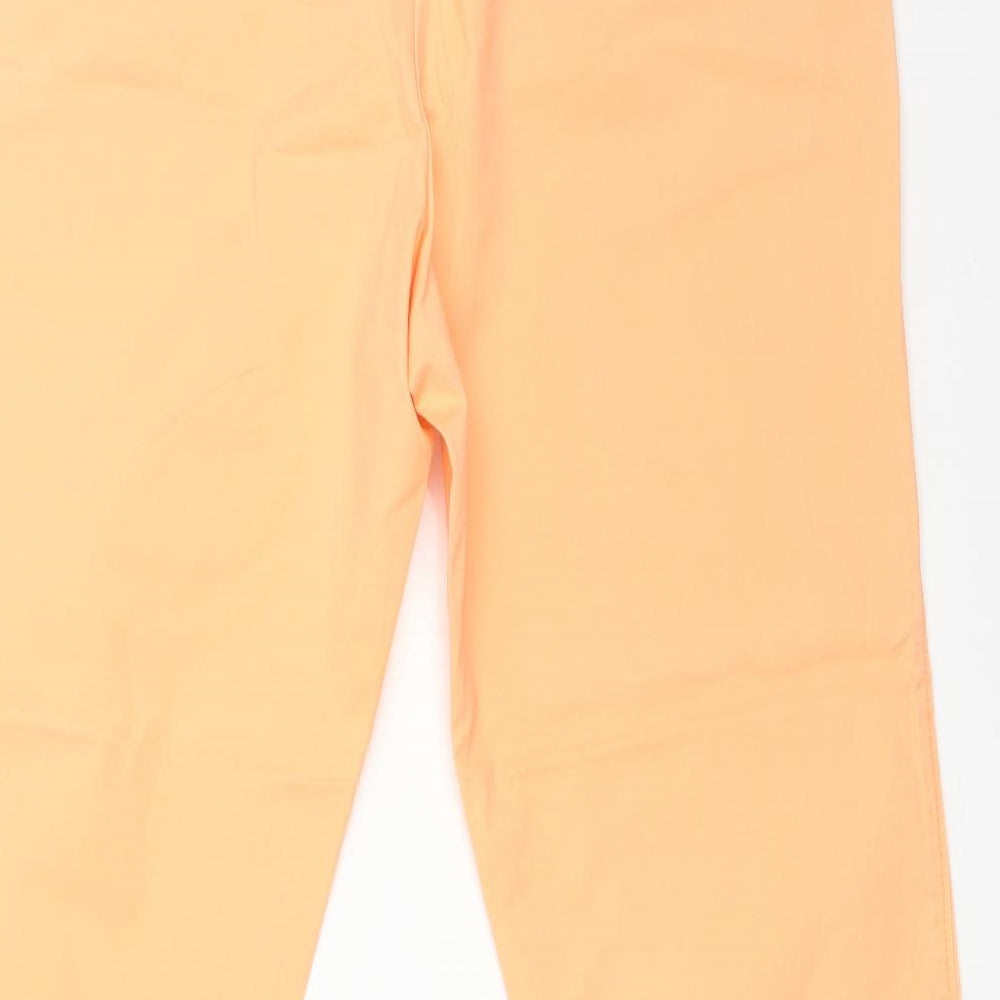 Gap Womens Orange Chino Trousers Size 8 L27 in