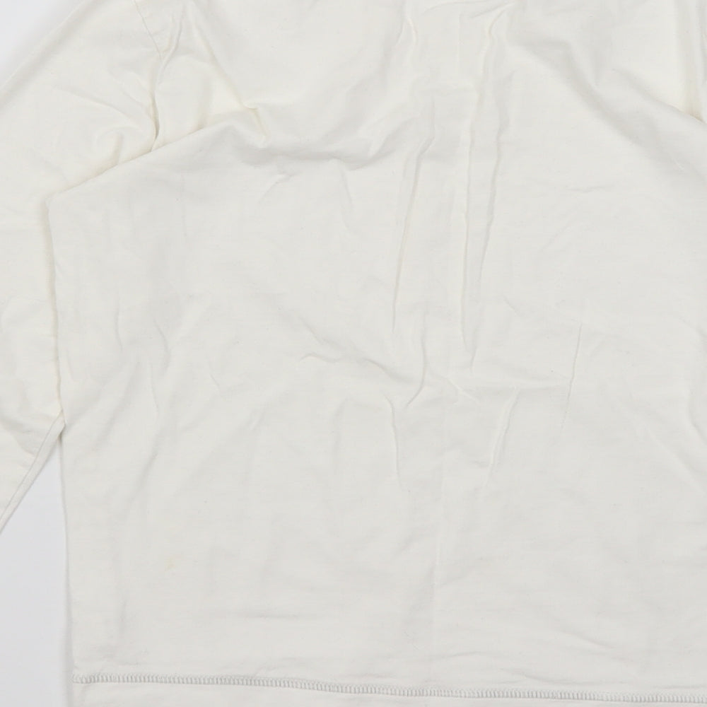 F&F Womens White Pullover Jumper Size 6