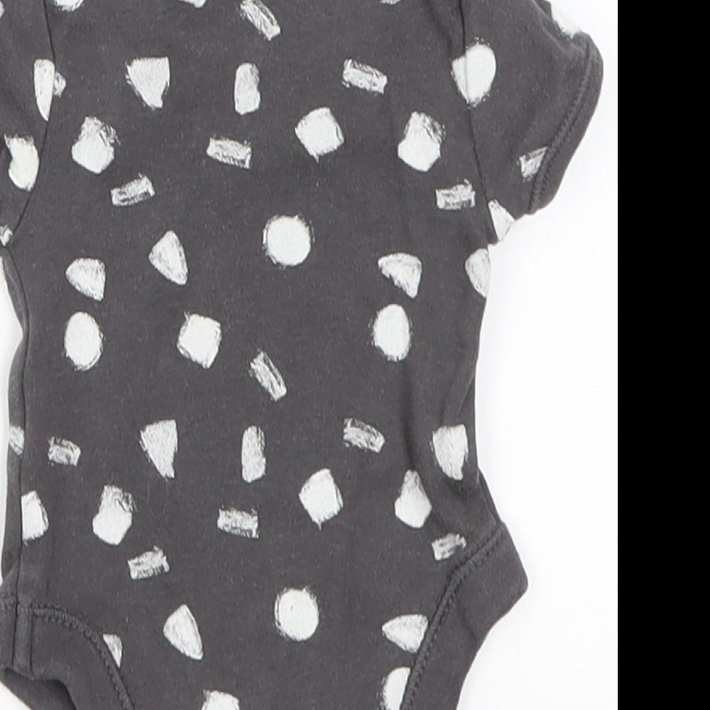 George Baby Grey Romper One-Piece Size Newborn