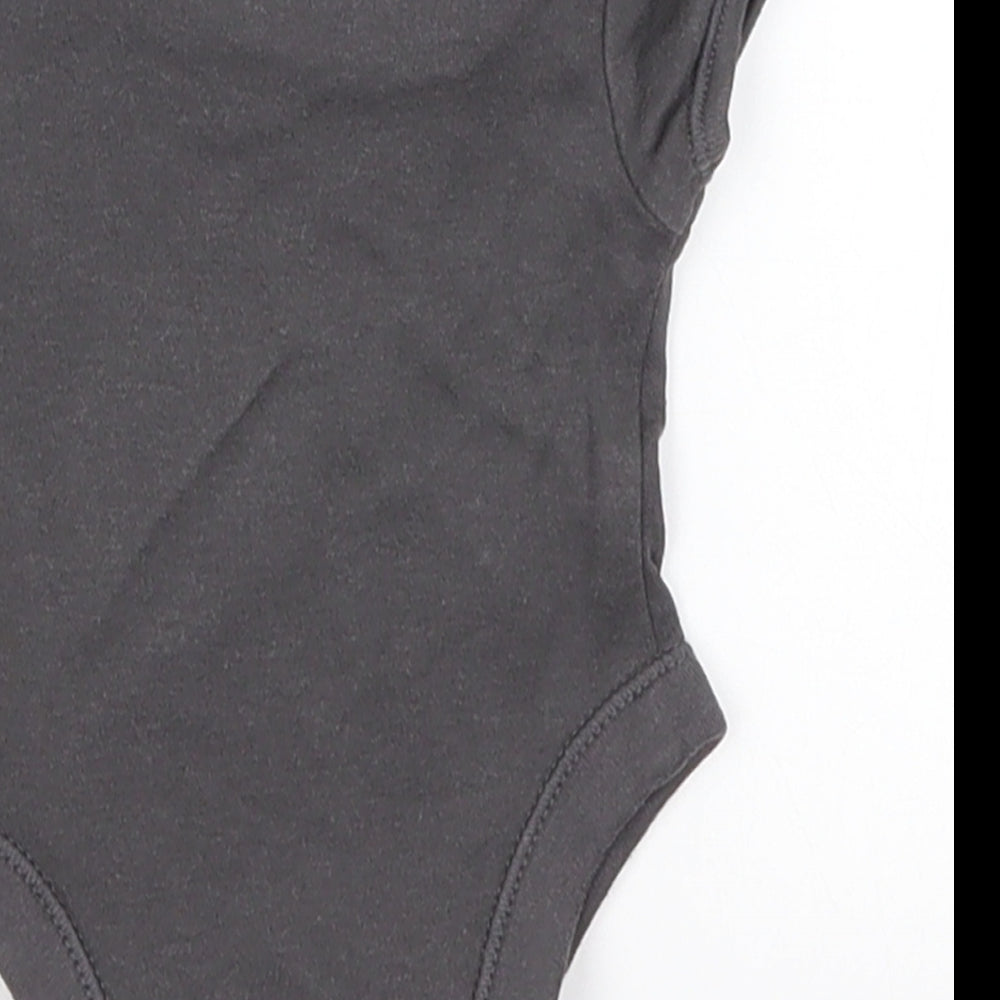George Baby Grey Romper One-Piece Size Newborn