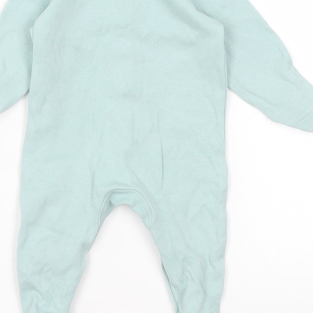 George Baby Blue Romper One-Piece Size Newborn