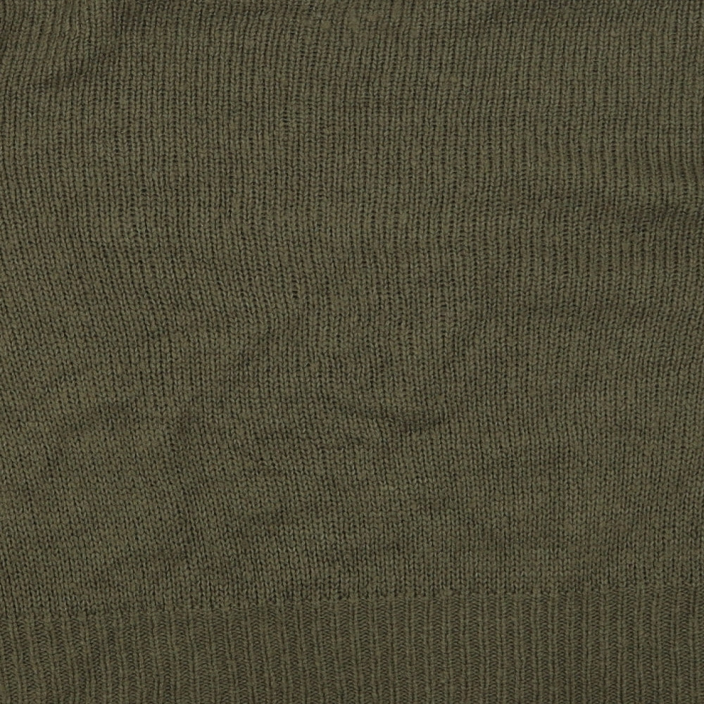 New Look Womens Green Pullover Jumper Size L