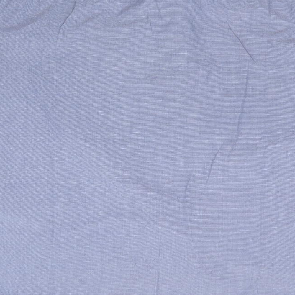 Premier Man Mens Blue Button-Up Size 2XL