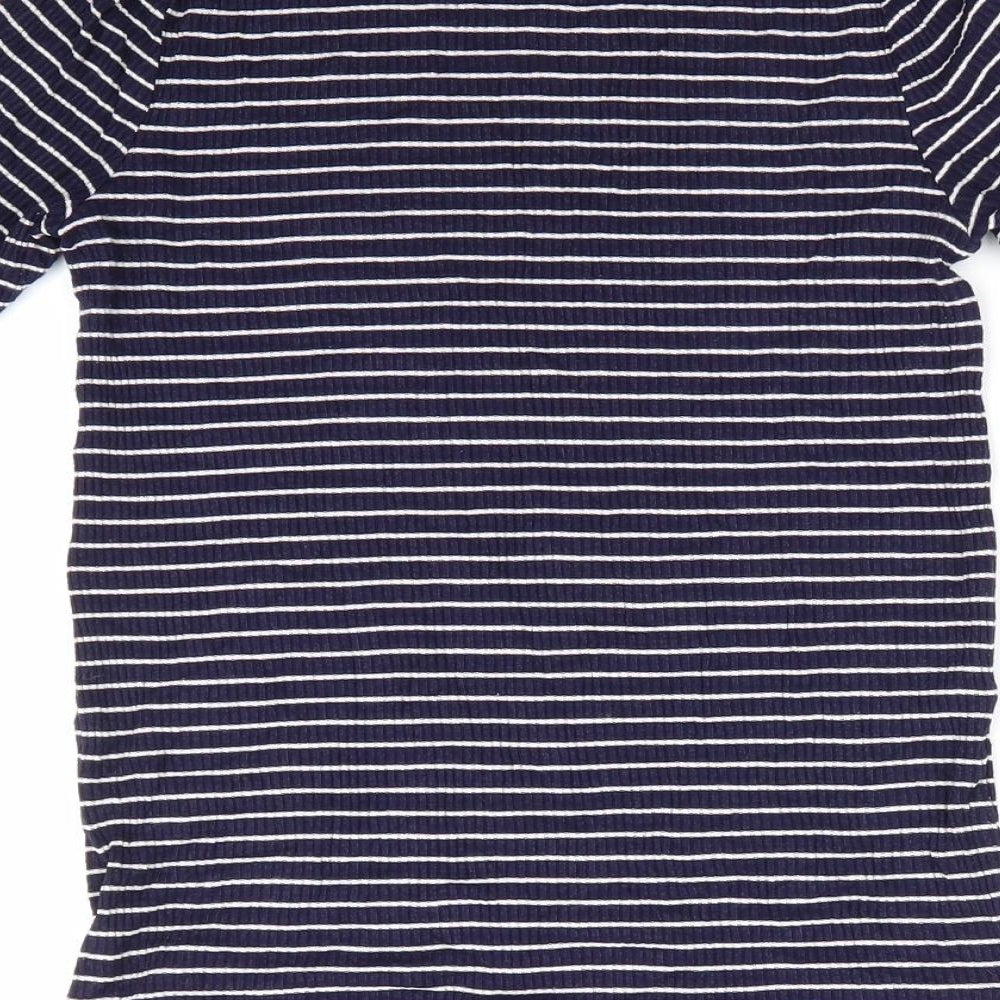 Florence and fred Womens Blue Striped Pullover Jumper Size 6 - Blue & White Stripe