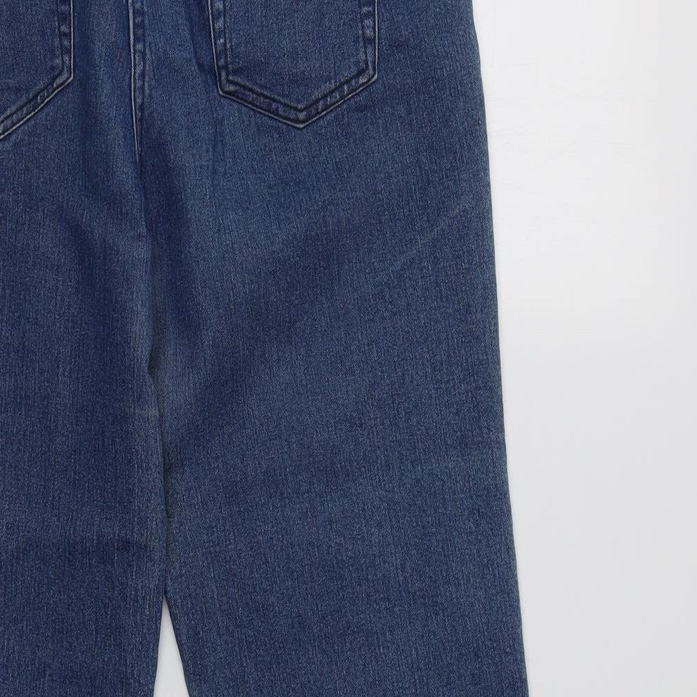 BM Womens Blue Straight Jeans Size 12 L28 in