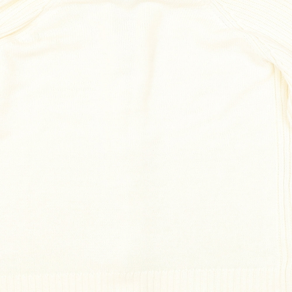Bonmarché Womens Yellow Full Zip Jumper Size XS