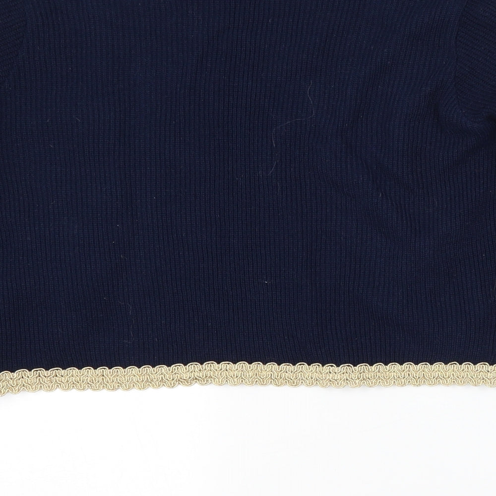 New Look Womens Blue Cardigan Jumper Size L