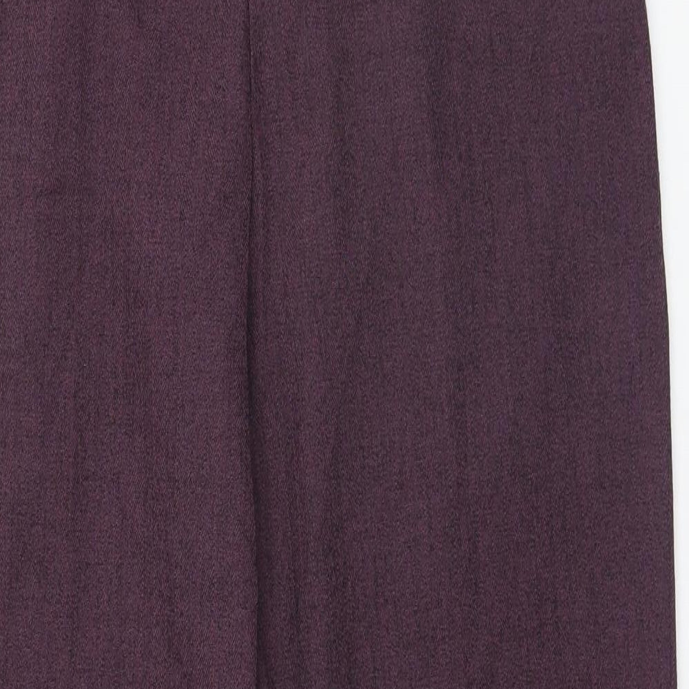 Emma Collection Womens Blue Trousers Size 14 L28 in