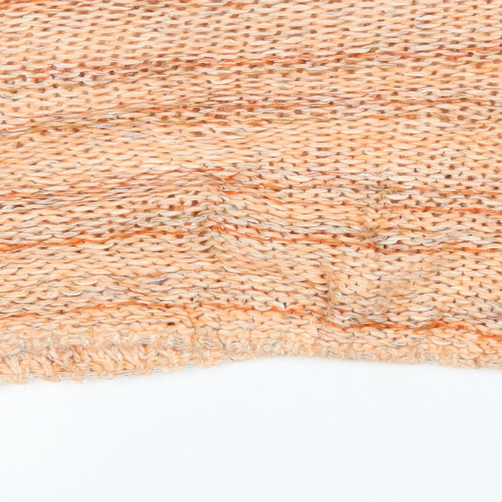 Stradivarius Womens Orange Pullover Jumper Size S