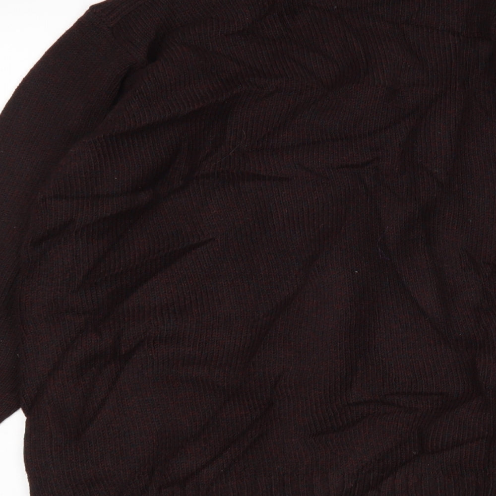 M&S Mens Purple Full Zip Sweatshirt Size M