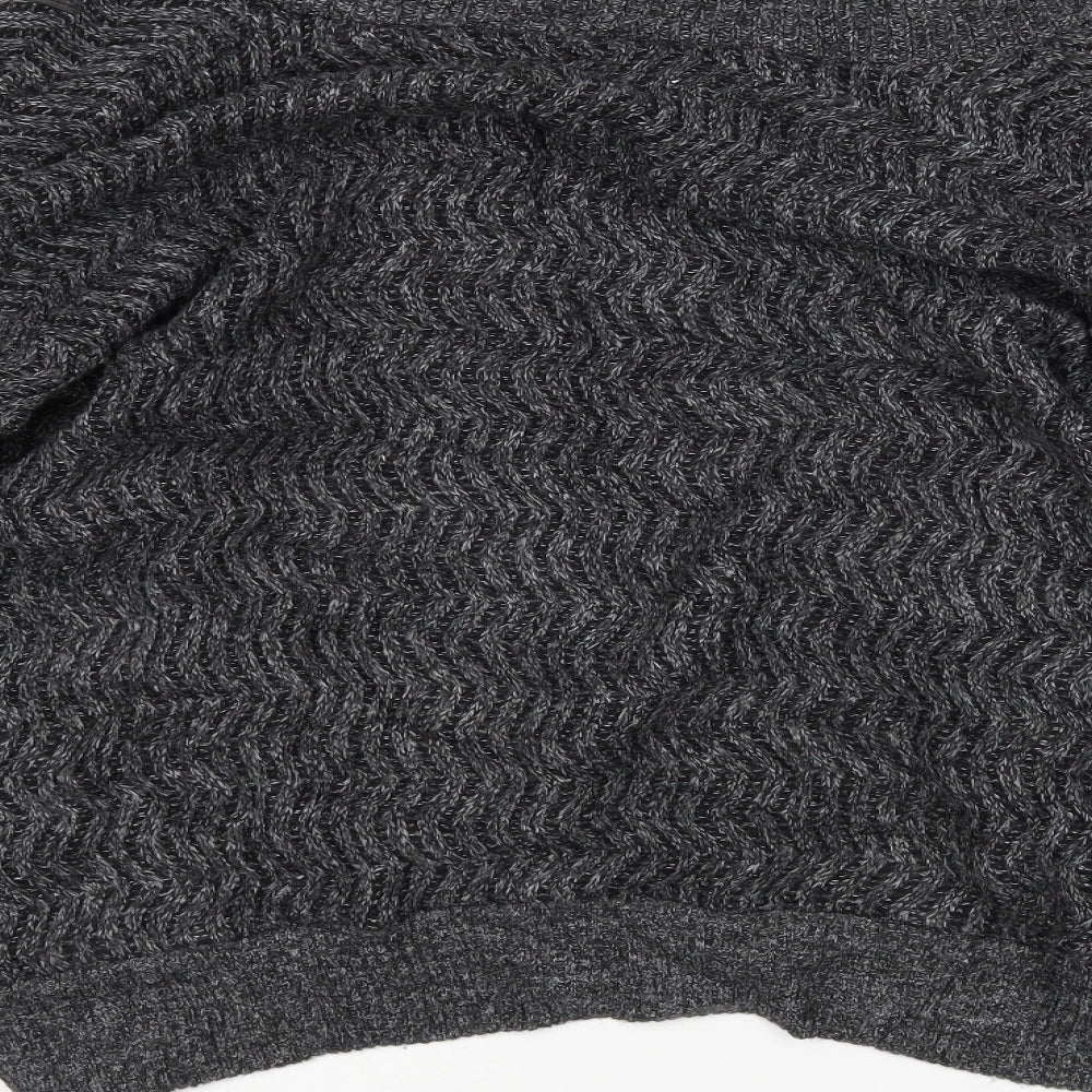 Preworn Womens Grey Cardigan Jumper Size M
