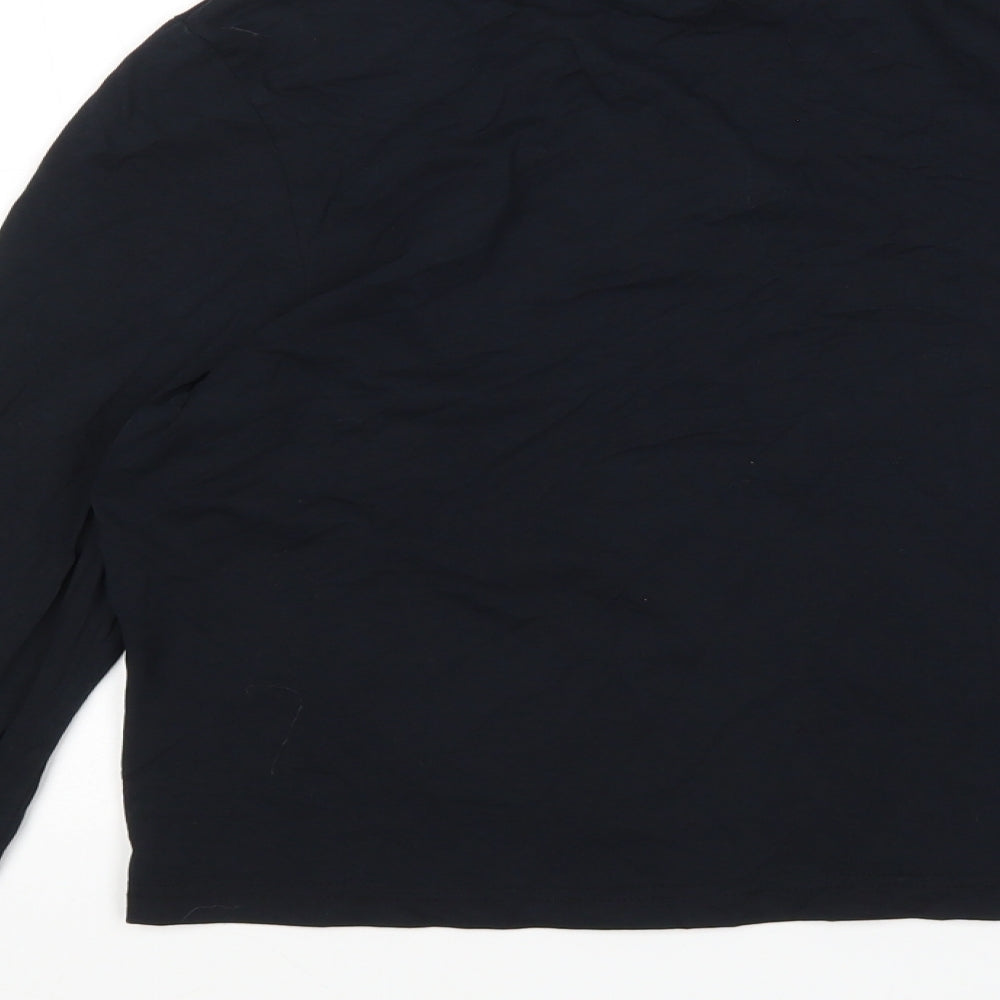 Sonoma Womens Blue Basic T-Shirt Size M