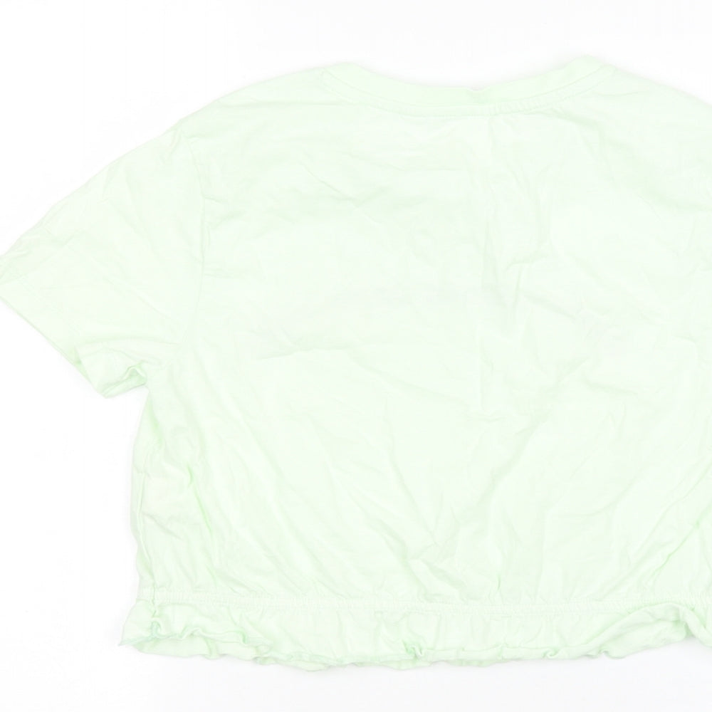 Primark Womens Green Basic T-Shirt Size S