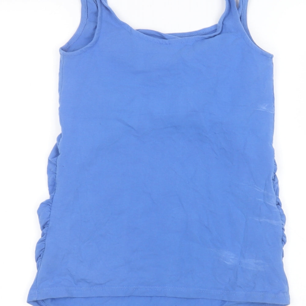 JoJo Maman Bébé Womens Blue Basic Tank Size XS