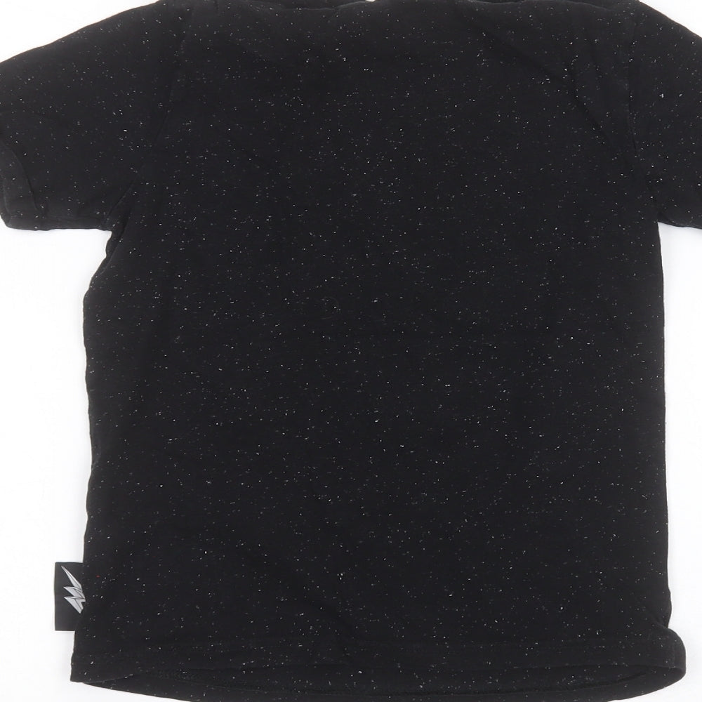 Power Rangers Boys Black Basic T-Shirt Size 8-9 Years