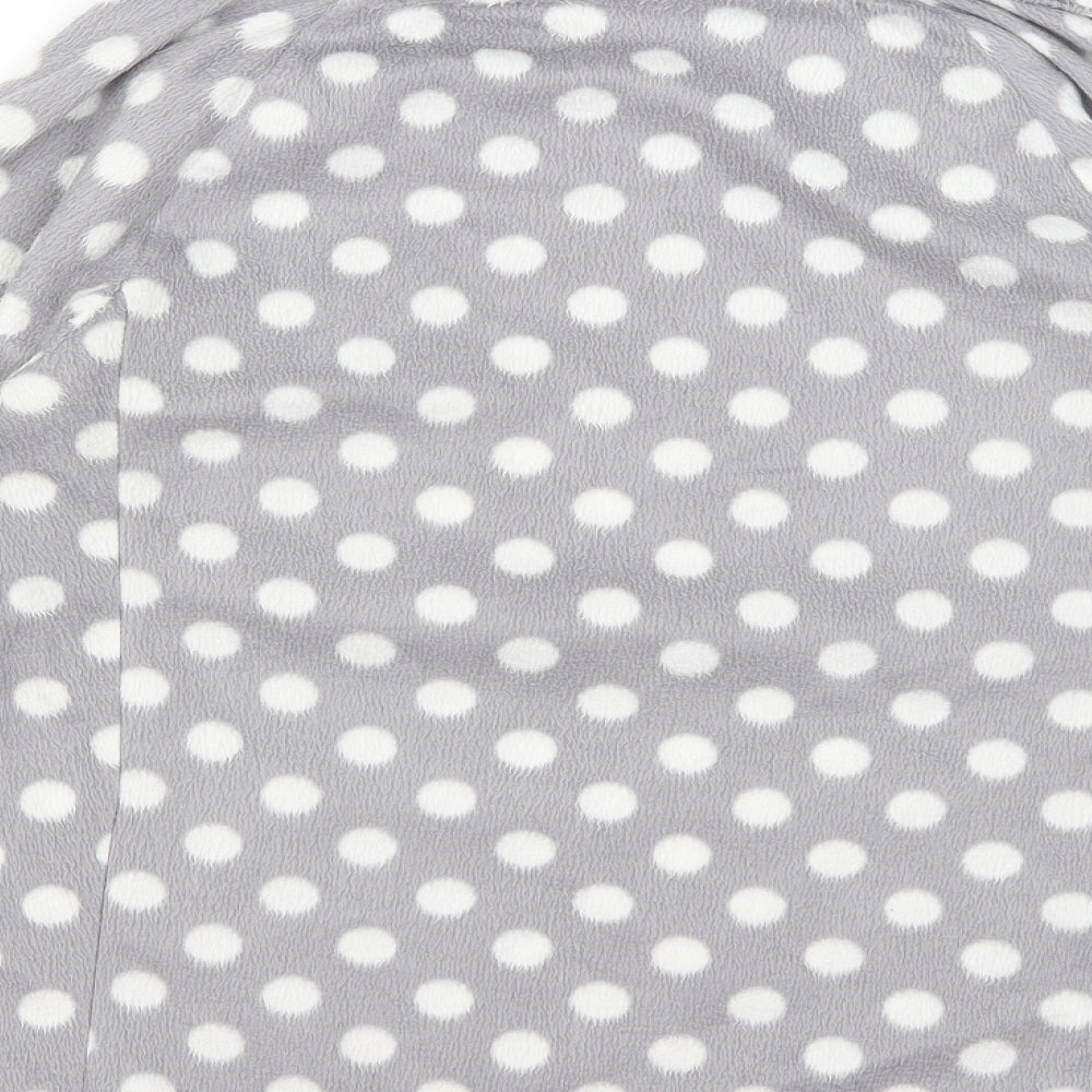 Feel Fabulous Womens Grey Polka Dot Pullover Jumper Size 14