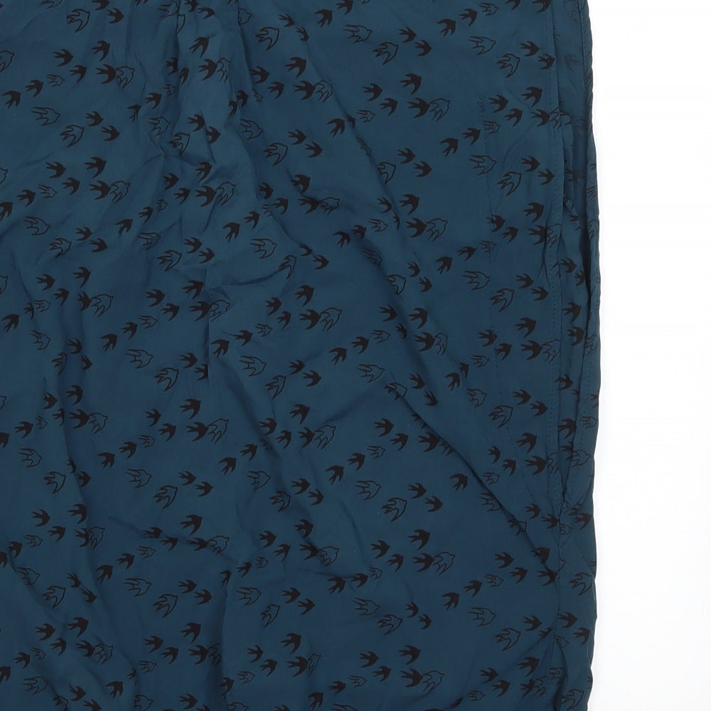Nakatano Womens Blue Basic Blouse Size M - Swallows