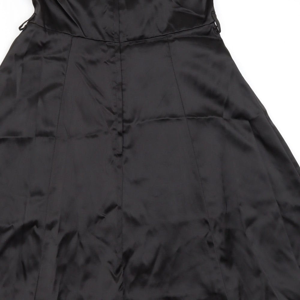 Select Womens Black Polyester Fit & Flare Size 14