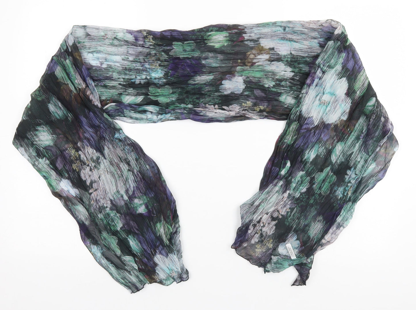 CC Unisex Multicoloured Floral Polyester Scarf