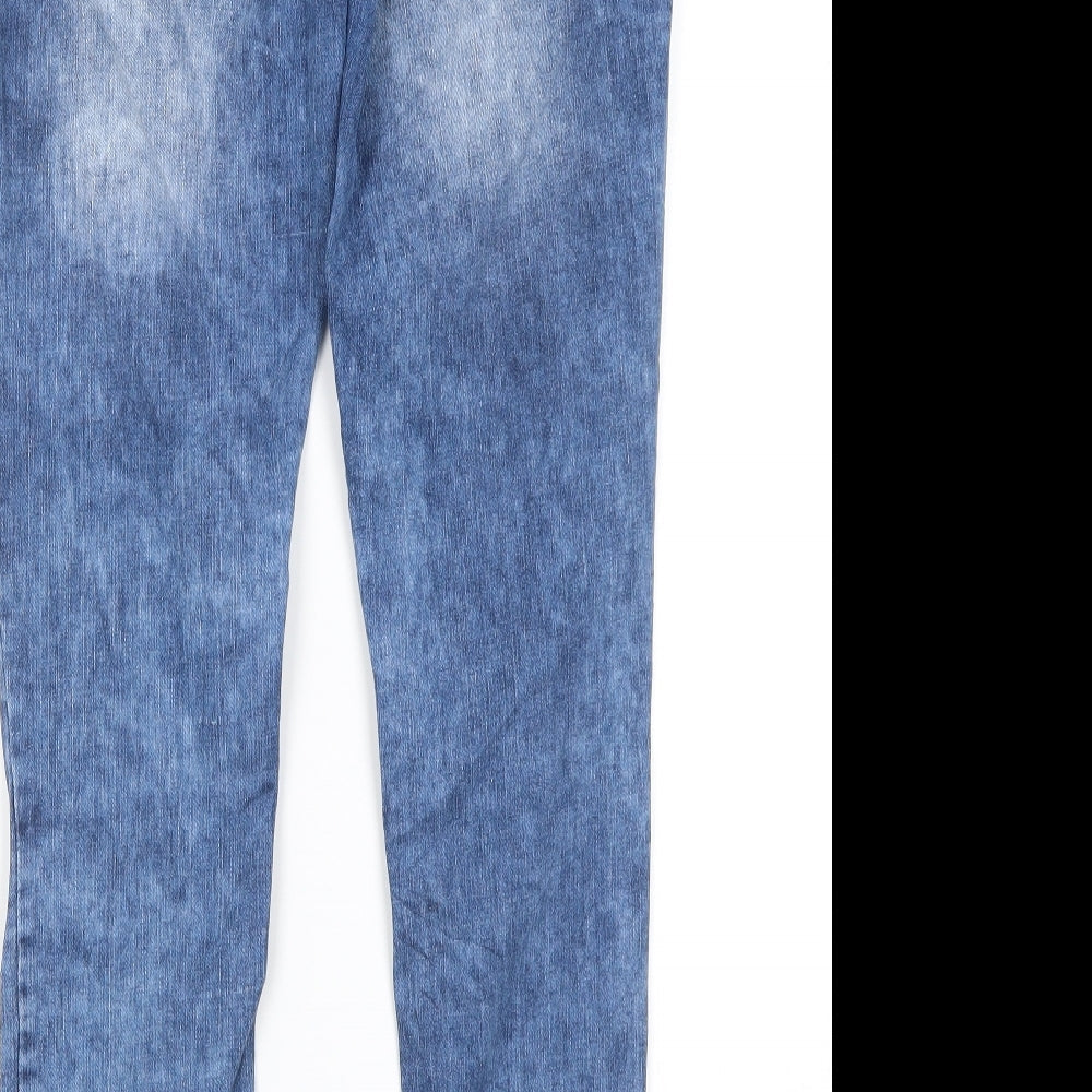 Only Womens Blue Cotton Skinny Jeans Size 31 in L27 in Regular