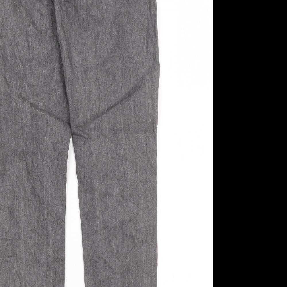 Janina Womens Grey Cotton Skinny Jeans Size 8 L27 in Regular