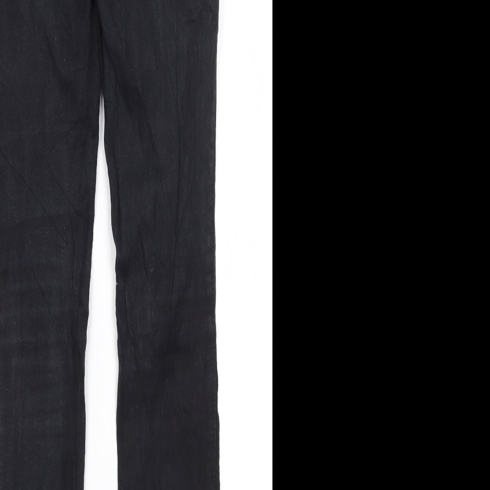 Dr Denim Womens Black Cotton Skinny Jeans Size S L30.5 in Regular
