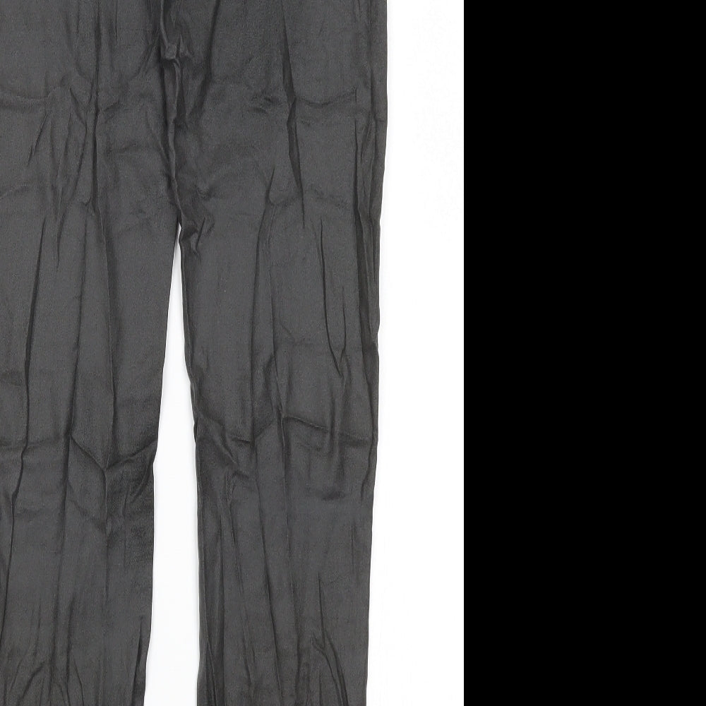 VERO MODA Womens Grey Viscose Trousers Size M L31 in Regular