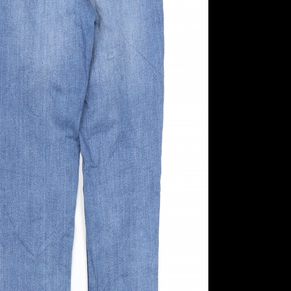 Divided Womens Blue Cotton Skinny Jeans Size 10 L25 in Regular