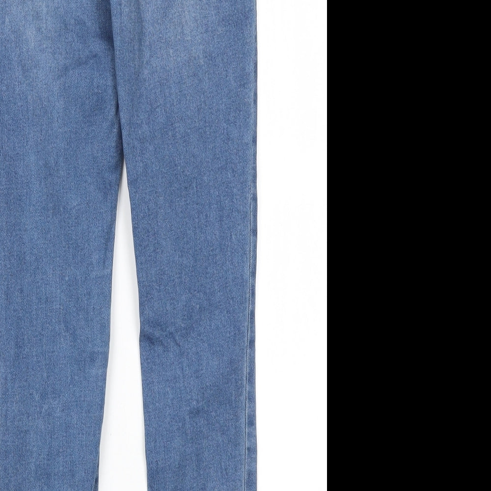 Denim Co Womens Blue Cotton Skinny Jeans Size 10 L25 in Regular