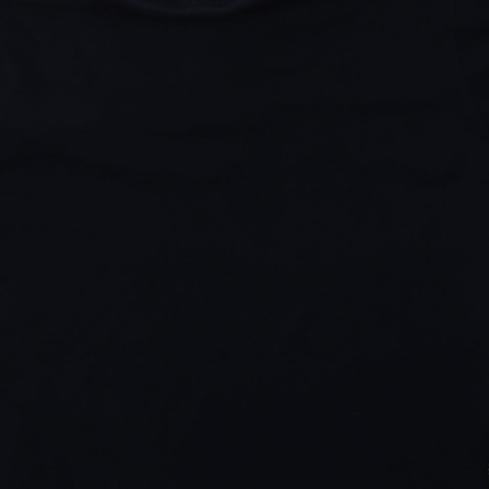 DNM Dissident Mens Blue Cotton Polo Size M Collared