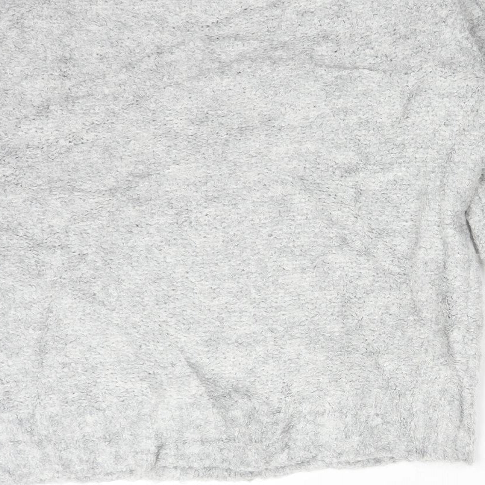 Primark Womens Grey Acrylic Pullover Sweatshirt Size M