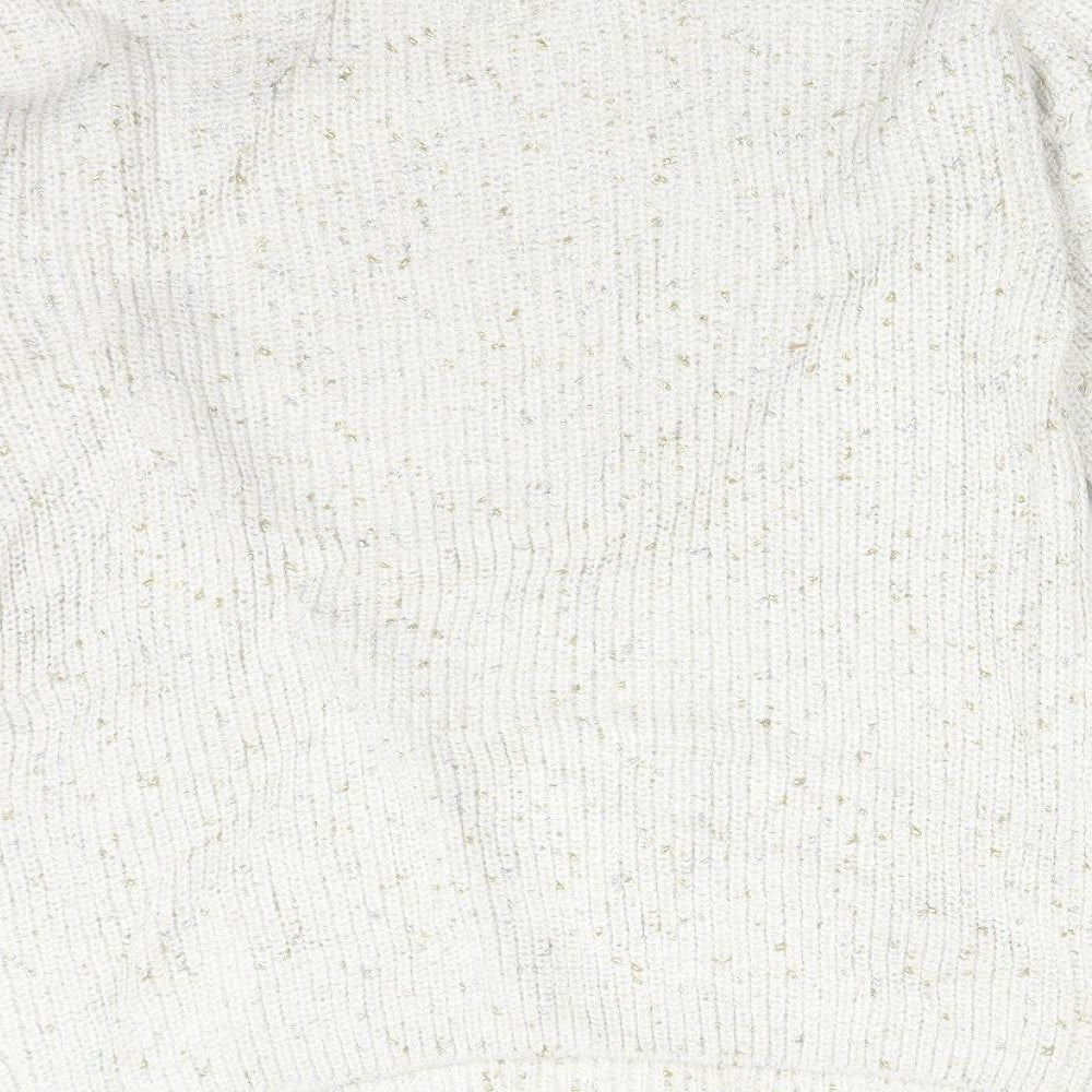 Marks & Spencer Womens Multicoloured Acrylic Pullover Sweatshirt Size 8