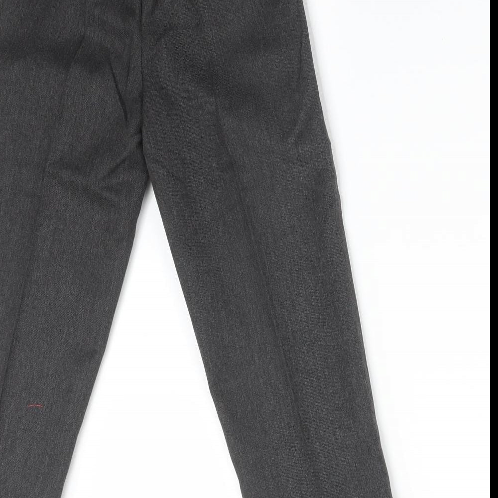 BACK TO SCHOOL Boys Grey Polyester Dress Pants Trousers Size 4-5 Years Regular