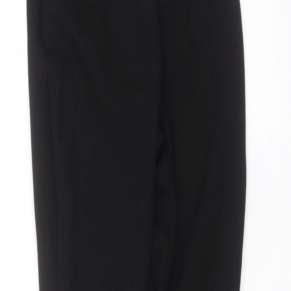 ASOS Womens Black Viscose Trousers Size 8 L26 in Regular