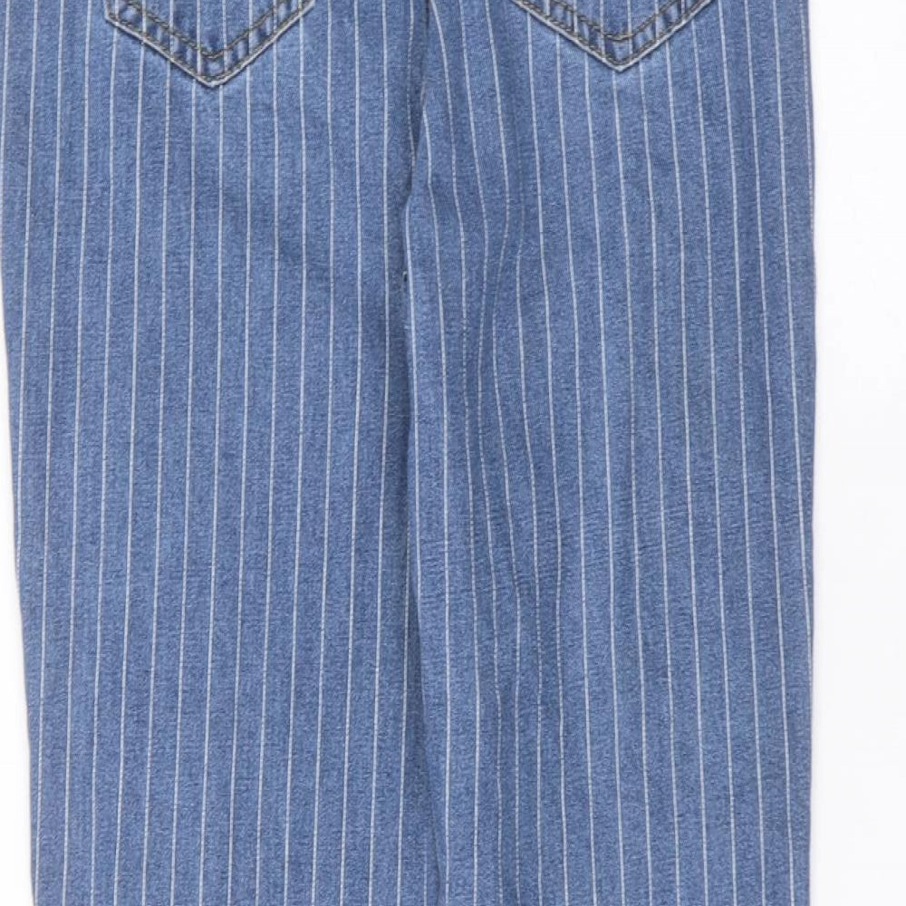 Nasty Gal Womens Blue Cotton Skinny Jeans Size 8 L27 in Regular