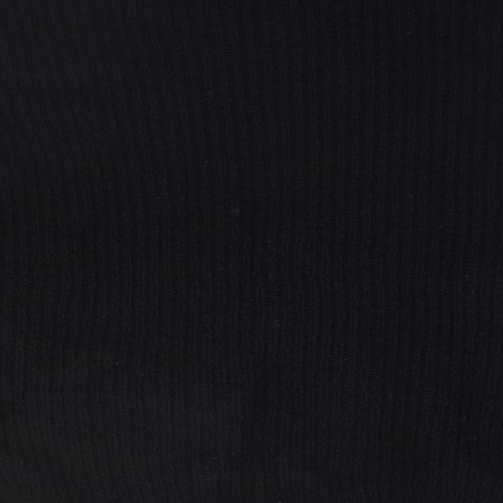 Topshop Womens Black V-Neck Acrylic Pullover Jumper Size 6