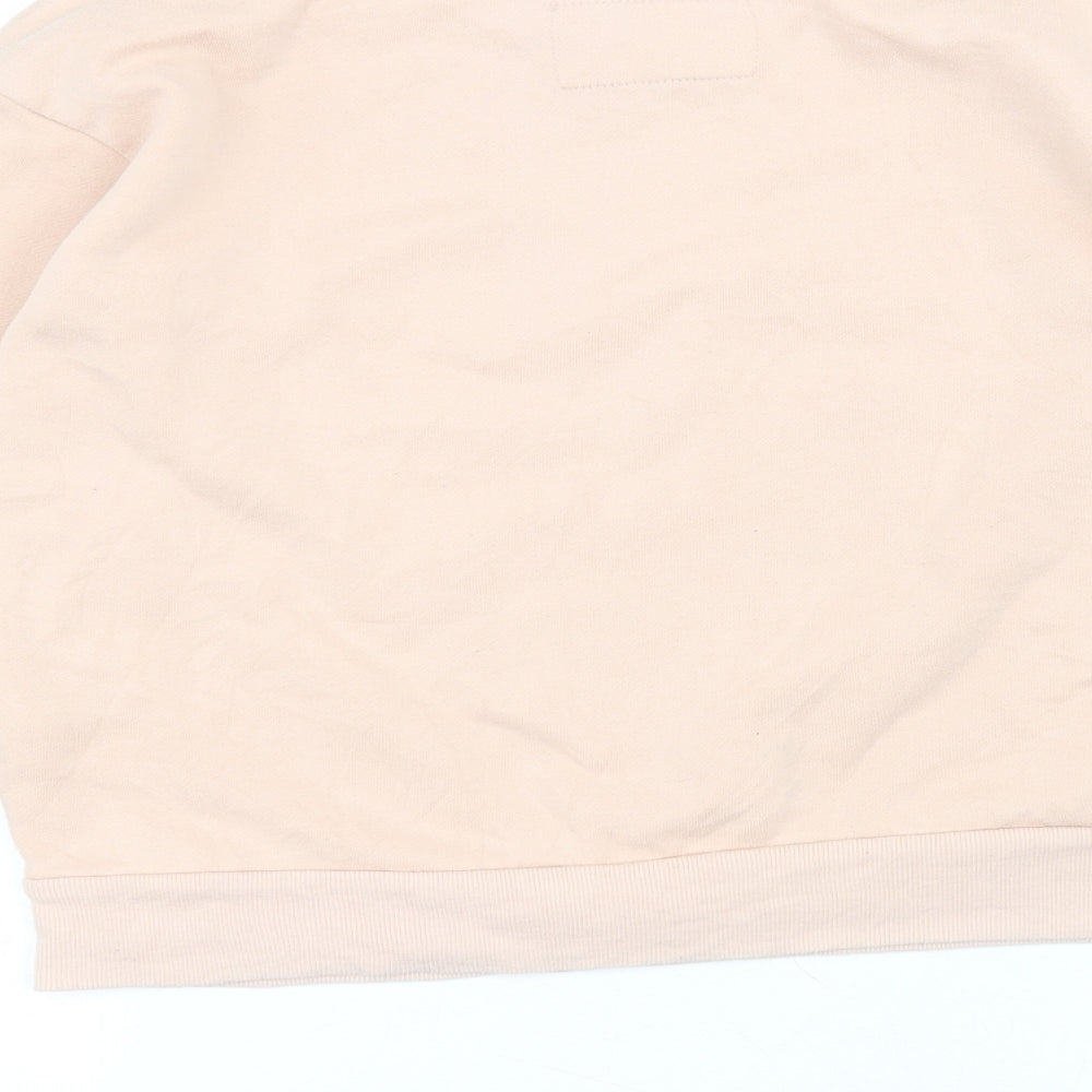 Atmosphere Womens Pink Round Neck Cotton Pullover Jumper Size 10