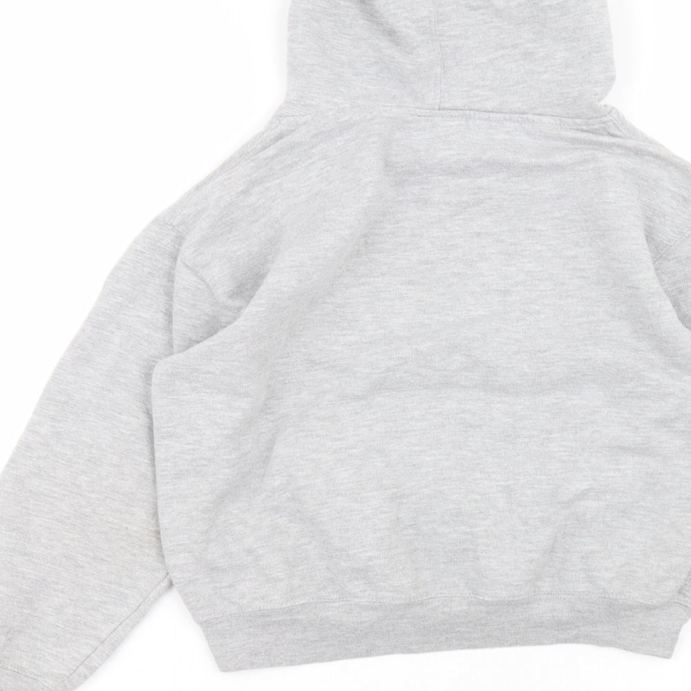 Planet Hollywood Boys Grey Cotton Pullover Hoodie Size 11-12 Years