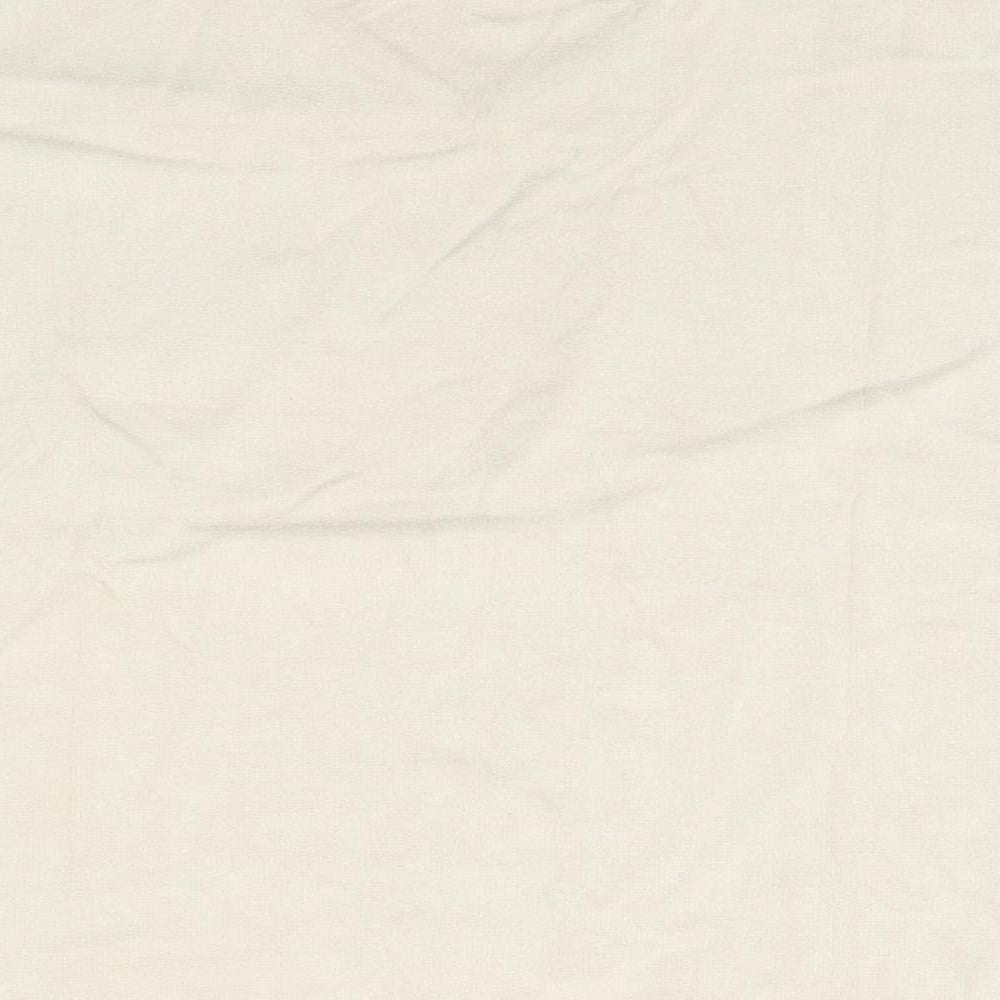 AMARANTO Womens Green Viscose Basic T-Shirt Size 16 V-Neck