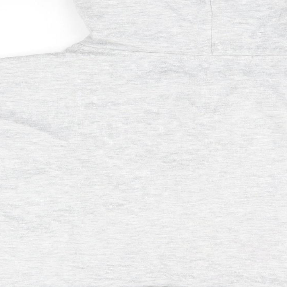 Primark Womens Grey Polyester Pullover Hoodie Size 14