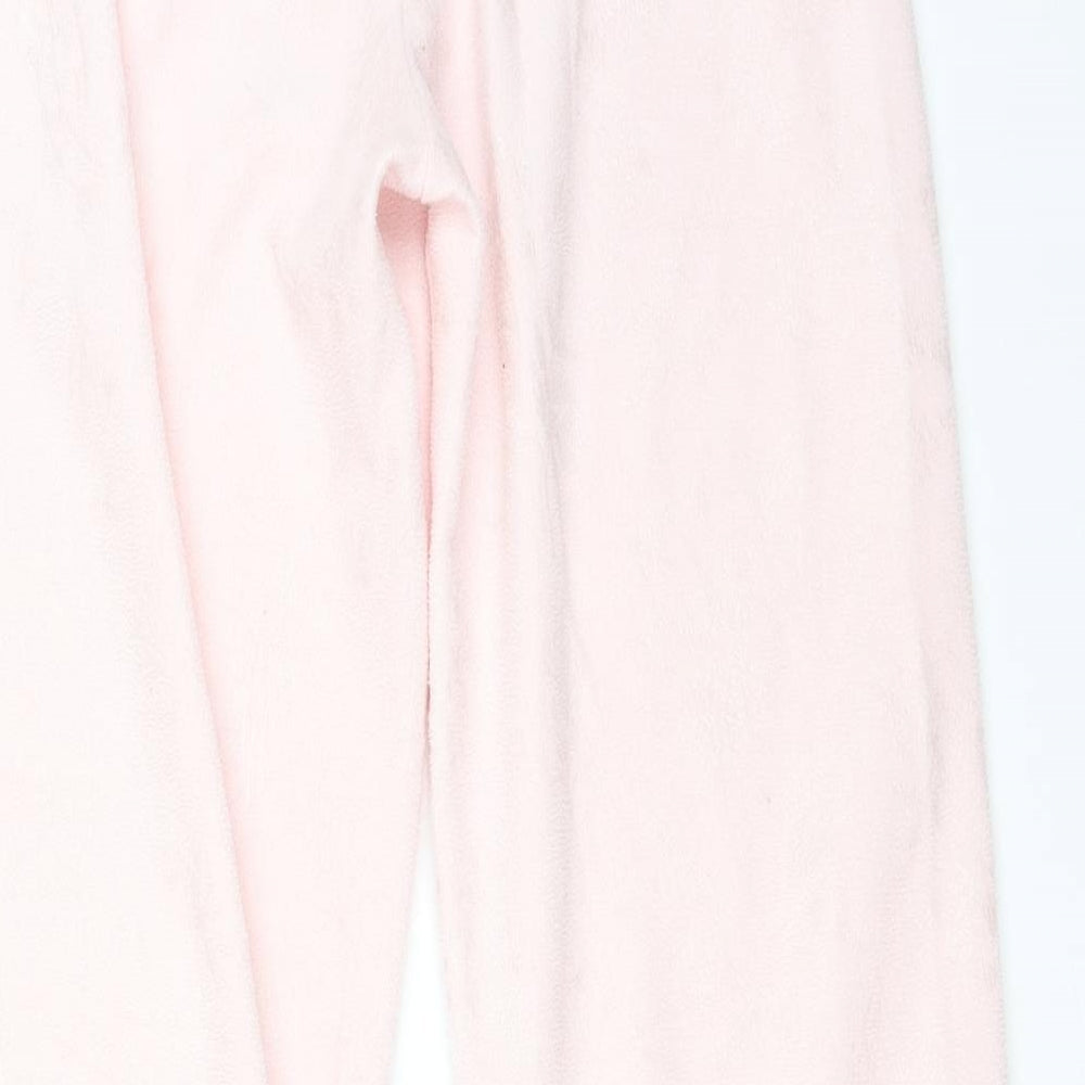Disney Womens Pink Floral Polyester Pyjama Pants Size 6