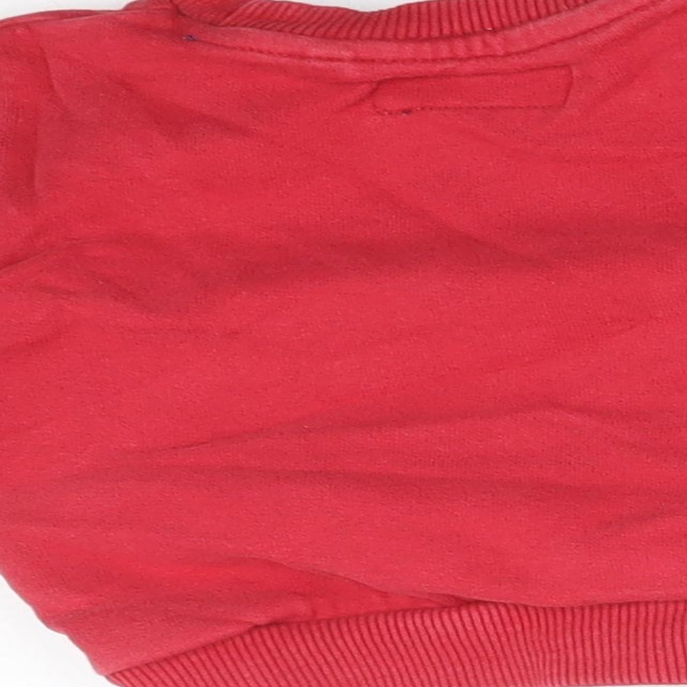 NEXT Baby Red Cotton Pullover Jumper Size 6-9 Months - TRACTOR