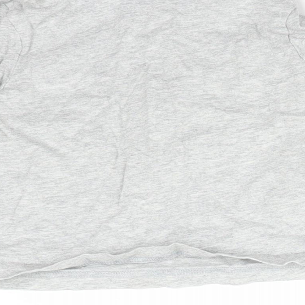 Peacocks Baby Grey Cotton Basic T-Shirt Size 18-24 Months Round Neck - I ROAR IN MY SLEEP