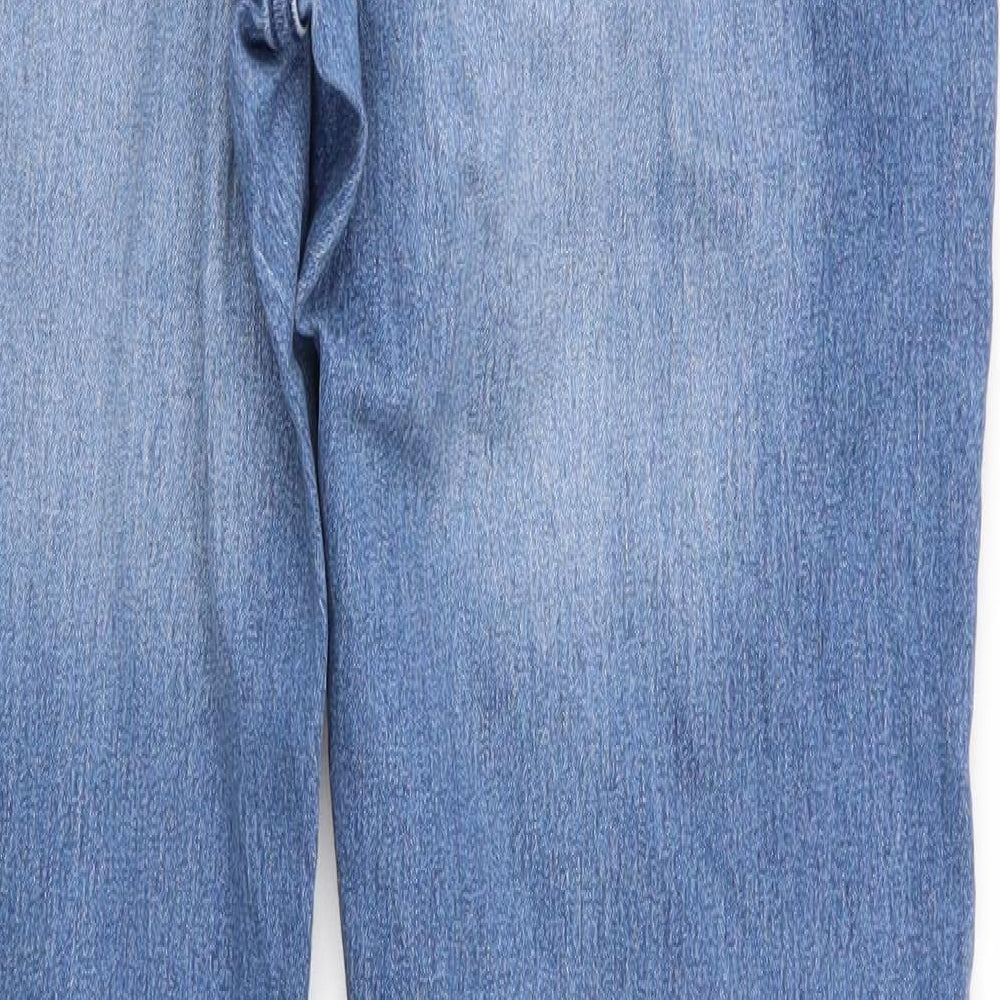 Denim Co Womens Blue Cotton Skinny Jeans Size 10 L30 in Regular