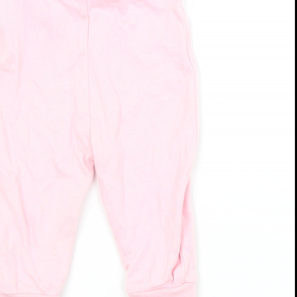 George Baby Pink Cotton Capri Trousers Size 3-6 Months