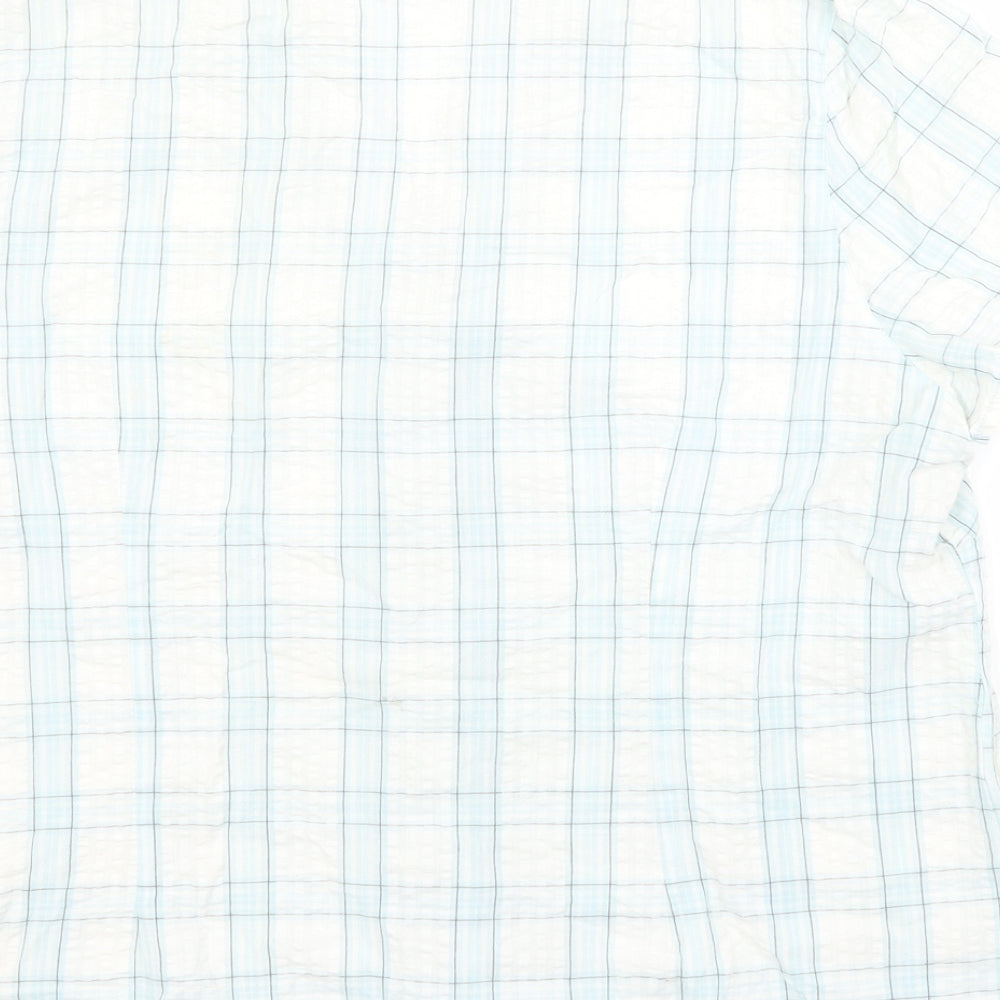 BM Womens Multicoloured Check Cotton Basic Button-Up Size 16 Collared
