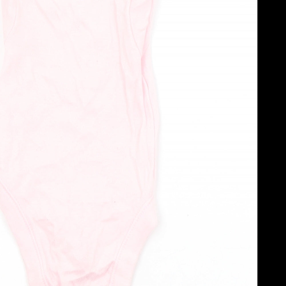 George Baby Pink Cotton Babygrow One-Piece Size 0-3 Months - MINNIE MOUSE