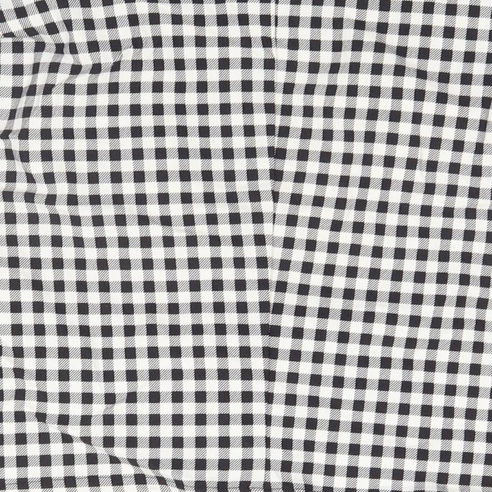 Primark Womens White Check Jacket Size 10