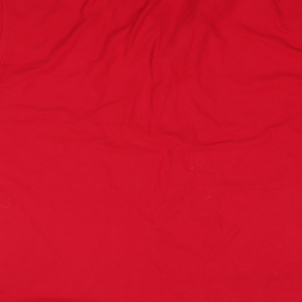 JERZEES Mens Red 100% Cotton Polo Size M Collared